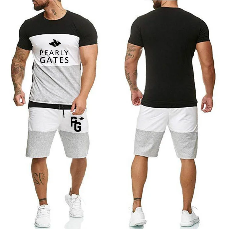 Men's Brand Printed T-Shirt Shorts Suit Casual Summer Short Sleeve Striped Men's Streetwear Casual Suit S-4XL
Men's Brand Printed T-Shirt Shorts Suit Casual Summer Short Sleeve Striped Men's Streetwear Casual Suit S-4XL