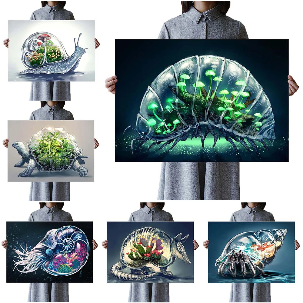 Nautilus Reef Tank Armadillo Hermit Crab Pill Bug Snail Tortoise Wall Art Canvas Painting Posters And Prints Home Decor Unframed
Nautilus Reef Tank Armadillo Hermit Crab Pill Bug Snail Tortoise Wall Art Canvas Painting Posters And Prints Home Decor Unframed