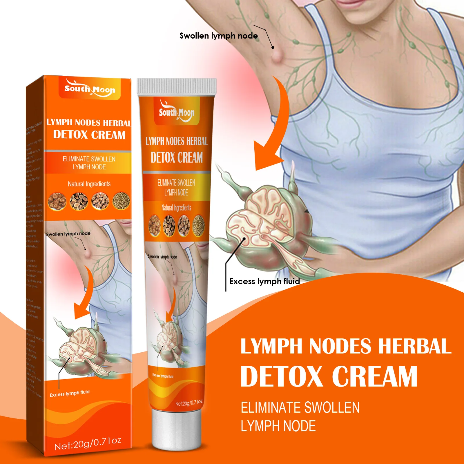Lymphatic Care Ointment For The Back Of The Neck To Relieve and Dredge Lymph Node Inflammation Mass Nodules Pain Care Ointment
Lymphatic Care Ointment For The Back Of The Neck To Relieve and Dredge Lymph Node Inflammation Mass Nodules Pain Care Ointment