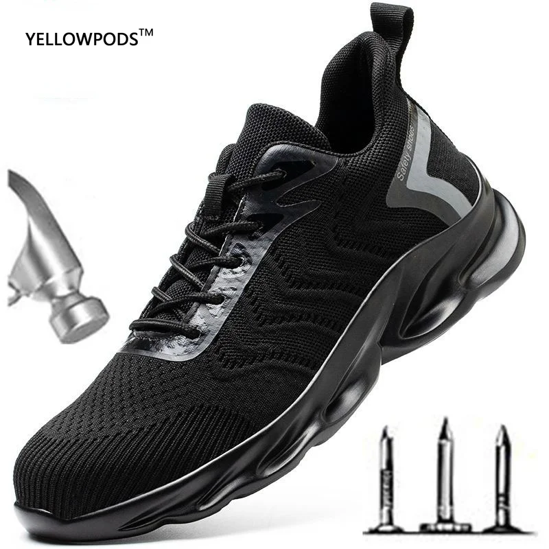 Work Shoes Anti-smashing Anti-piercing Safety Shoes Breathable Flying Woven Safety Shoes Steel-toed Safety Shoes
Work Shoes Anti-smashing Anti-piercing Safety Shoes Breathable Flying Woven Safety Shoes Steel-toed Safety Shoes