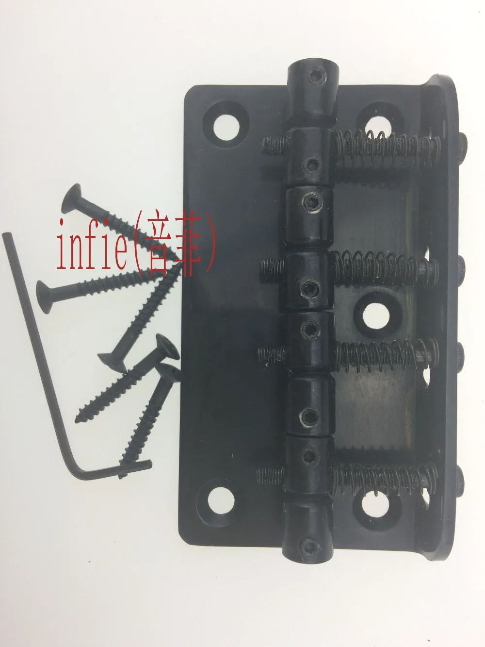 A Set black Vintage Top Load 4 String Saddle Electric Bass Bridge Length 80mm
A Set black Vintage Top Load 4 String Saddle Electric Bass Bridge Length 80mm