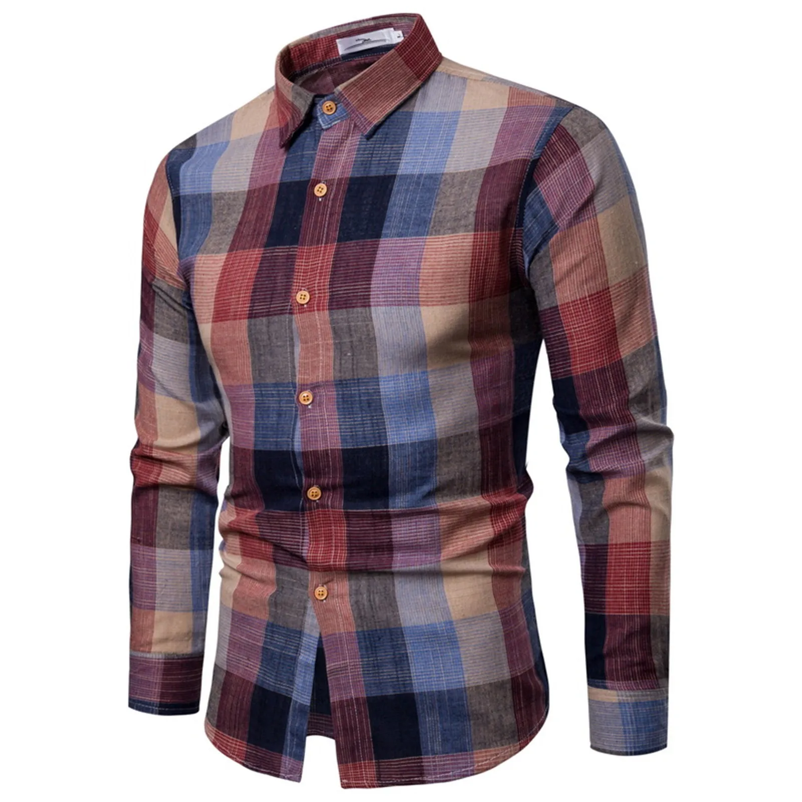 Plaid Shirts For Men'S Slim Fashion Business Leisure Plaid Printing Long Sleeved Shirt Tops Retro Geometric Checked Blouses 2023
Plaid Shirts For Men'S Slim Fashion Business Leisure Plaid Printing Long Sleeved Shirt Tops Retro Geometric Checked Blouses 2023