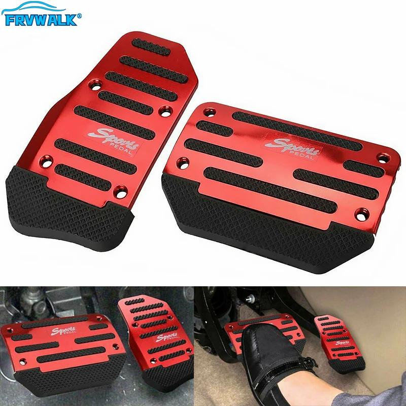 2Pcs Universal Car Pedals Cover Aluminum Automatic Brake Gas Accelerator Non-Slip Foot Pedal Pad Kit Red Blue Silver Accessories
2Pcs Universal Car Pedals Cover Aluminum Automatic Brake Gas Accelerator Non-Slip Foot Pedal Pad Kit Red Blue Silver Accessories