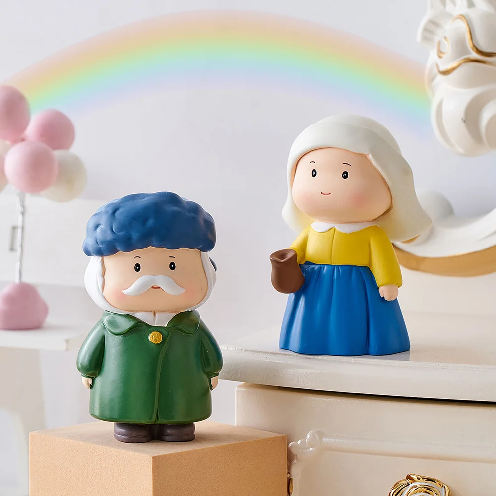 Home Decoration Artist Resin Simple Figurines Model Mini Doll Statue Desktop Garden Room Ornaments Accessories Children's Gift
Home Decoration Artist Resin Simple Figurines Model Mini Doll Statue Desktop Garden Room Ornaments Accessories Children's Gift