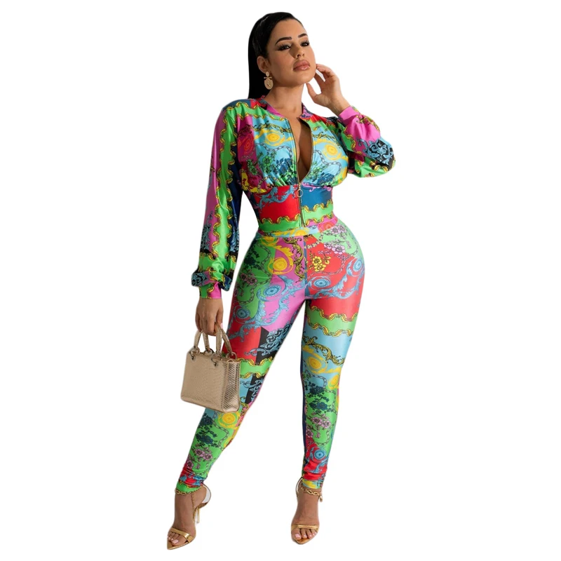 Two Piece Pant Sets Suits Women Zipper Corset Crop Tops Outfits Spring Autumn Fashion New Print Skinnt Streetwear Matching Set
Two Piece Pant Sets Suits Women Zipper Corset Crop Tops Outfits Spring Autumn Fashion New Print Skinnt Streetwear Matching Set
