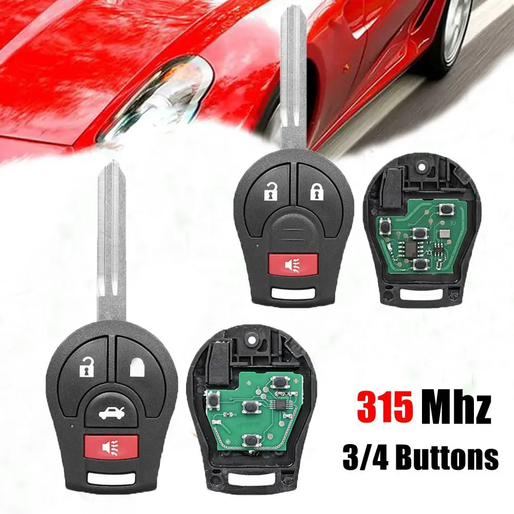 Easy to Use 4 Butons Auto Parts & Accessories 315MHz Durable Remote Key fob With ID46 Chip Remote Car Key Keyless
Easy to Use 4 Butons Auto Parts & Accessories 315MHz Durable Remote Key fob With ID46 Chip Remote Car Key Keyless