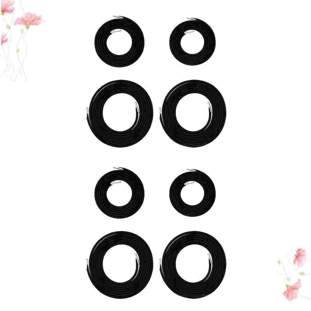 8 Pcs Rope Accessories Black Shoe Laces Rubber Cord Stretchy Shoelaces Elasticity
8 Pcs Rope Accessories Black Shoe Laces Rubber Cord Stretchy Shoelaces Elasticity