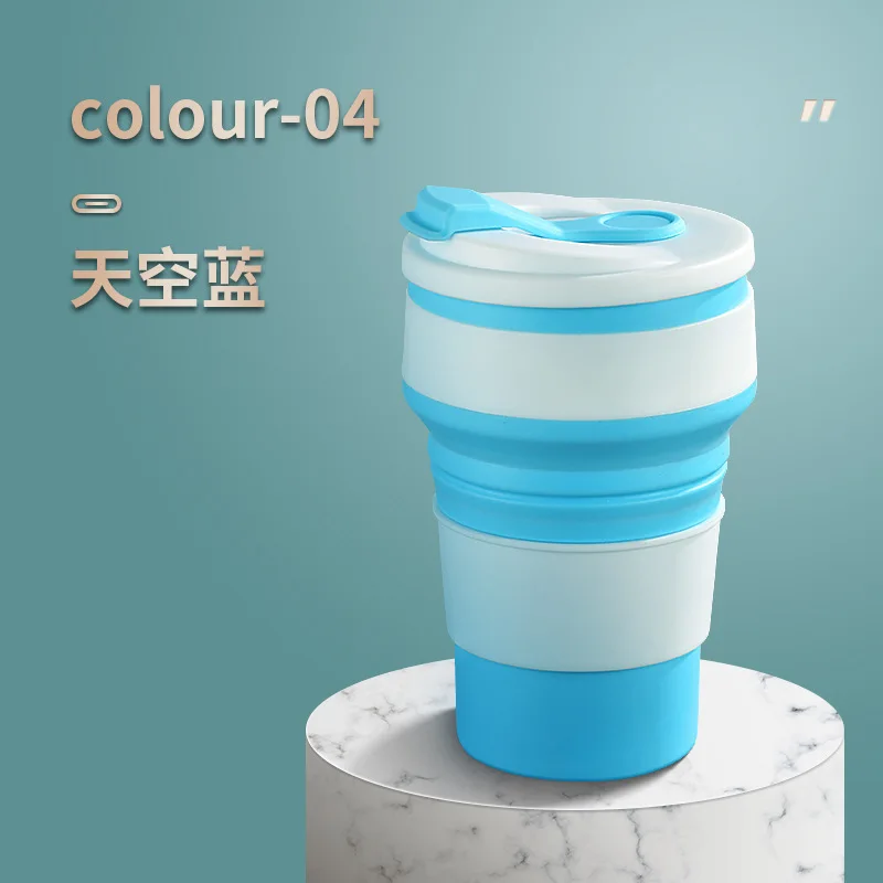 350ML Silicone PP Folding Cup Collapsible Mug With Cover Coffee Travel Outdoors Portable Water Drinking Tea Cups Multi-function
350ML Silicone PP Folding Cup Collapsible Mug With Cover Coffee Travel Outdoors Portable Water Drinking Tea Cups Multi-function