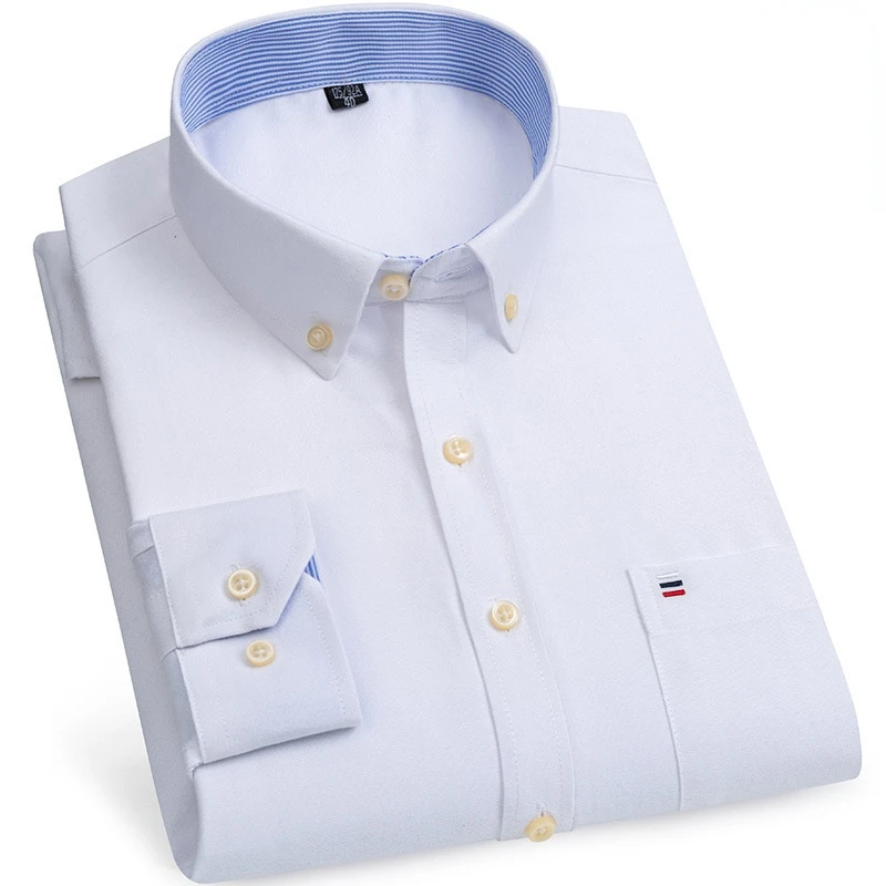 7XL 100% Pure Cotton Oxford Striped Plaid Shirt Business Pocket formal shirts for men plus large size shirts for men long sleeve
7XL 100% Pure Cotton Oxford Striped Plaid Shirt Business Pocket formal shirts for men plus large size shirts for men long sleeve