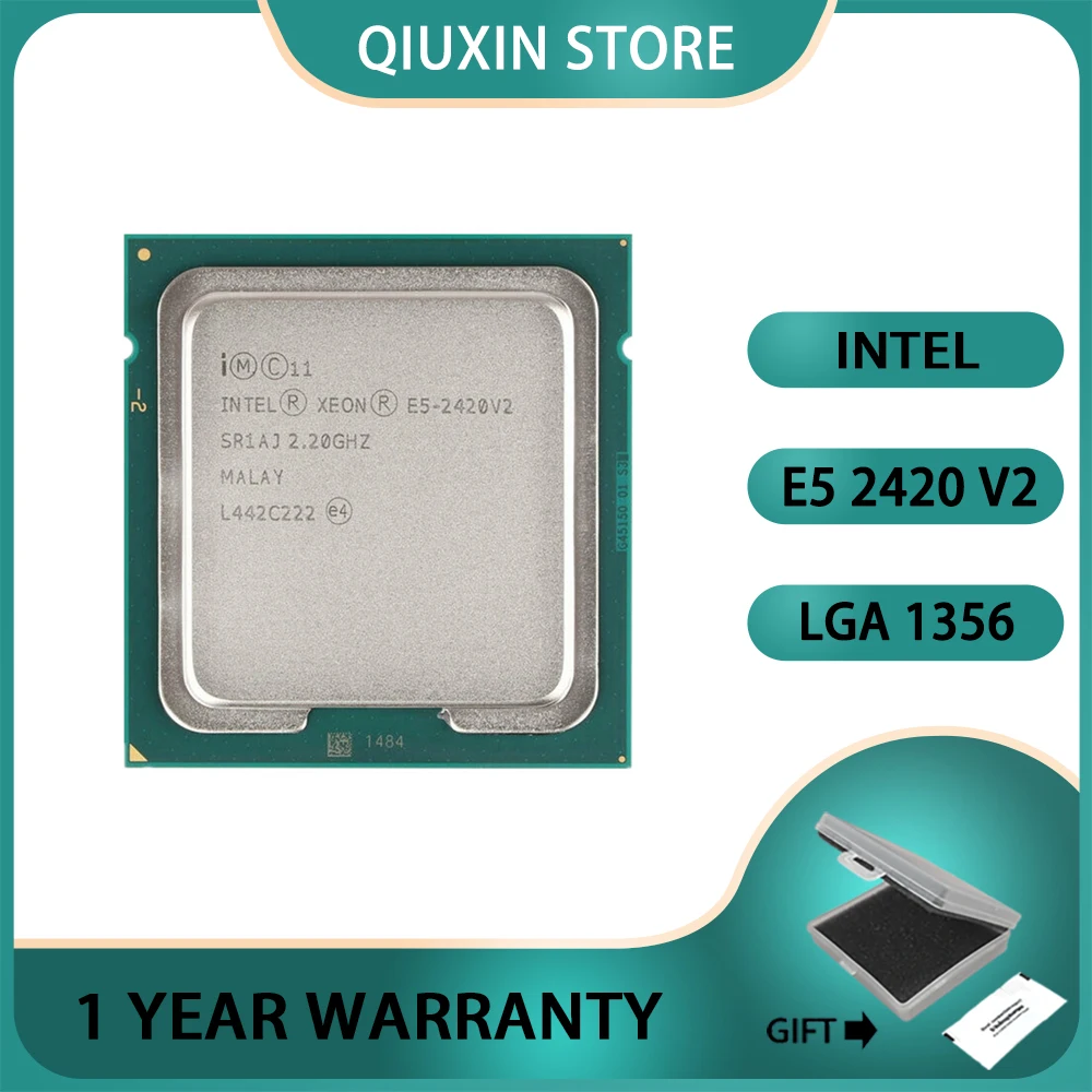 Процессор Intel Xeon E5 2420 v2, 2,2 ГГц, шестиядерный, двенадцатипоточный, 15 Мб, E5 2420v 2, процессор LGA 1356
Процессор Intel Xeon E5 2420 v2, 2,2 ГГц, шестиядерный, двенадцатипоточный, 15 Мб, E5 2420v 2, процессор LGA 1356