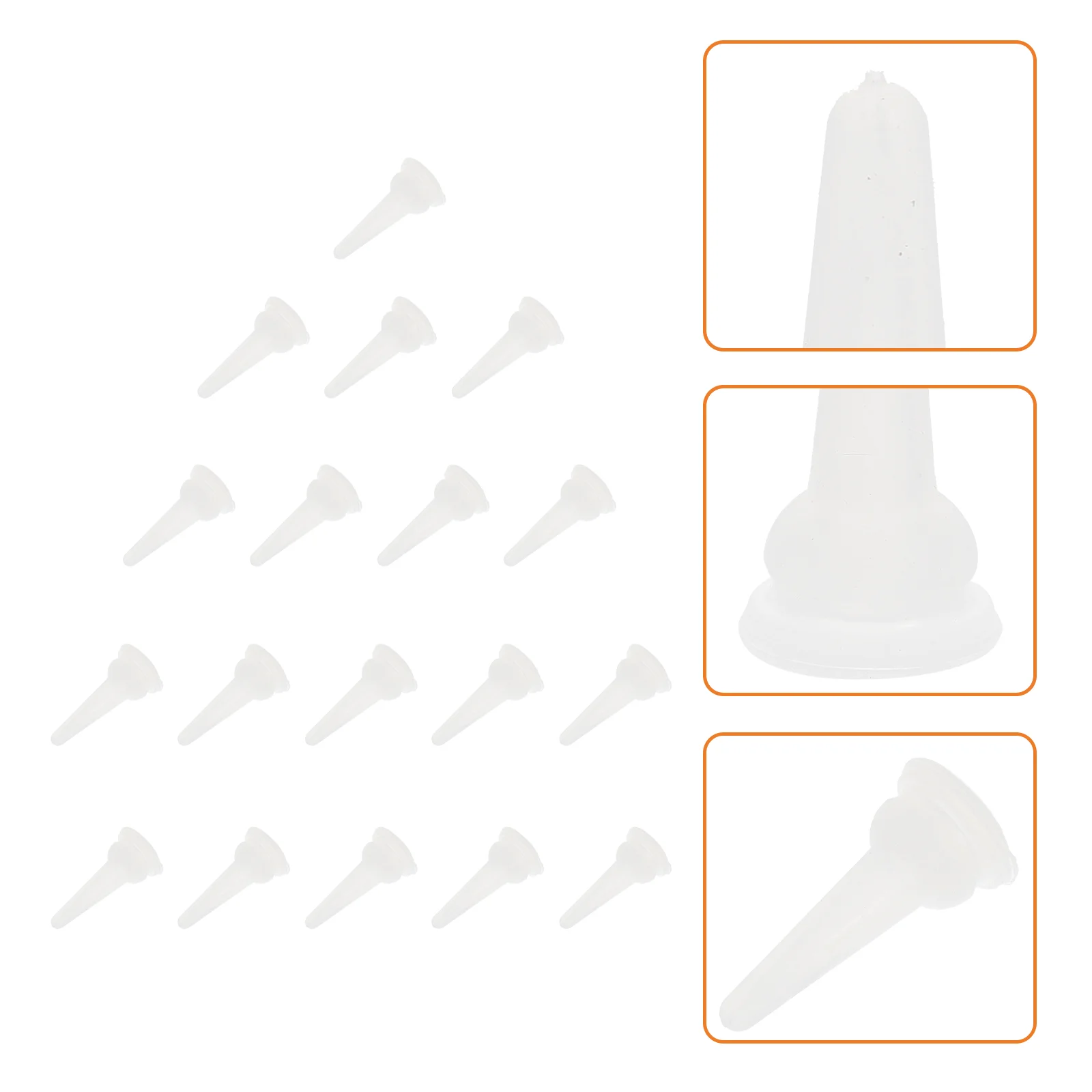 40 Pcs Pet Bottle Silicone Feeding Supplies Mini Bunny Nursing Silica Gel Nurser Teats Accessories
40 Pcs Pet Bottle Silicone Feeding Supplies Mini Bunny Nursing Silica Gel Nurser Teats Accessories