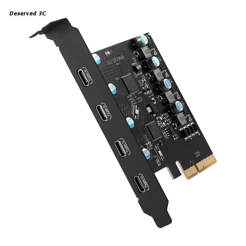 R9CB PCIE Usb 3.1 Card 4 Ports USB-C 3.1 PCI-E Expansion Card Type C USB3.1 (4) PCI Express Adapter HUB Controller Card
R9CB PCIE Usb 3.1 Card 4 Ports USB-C 3.1 PCI-E Expansion Card Type C USB3.1 (4) PCI Express Adapter HUB Controller Card