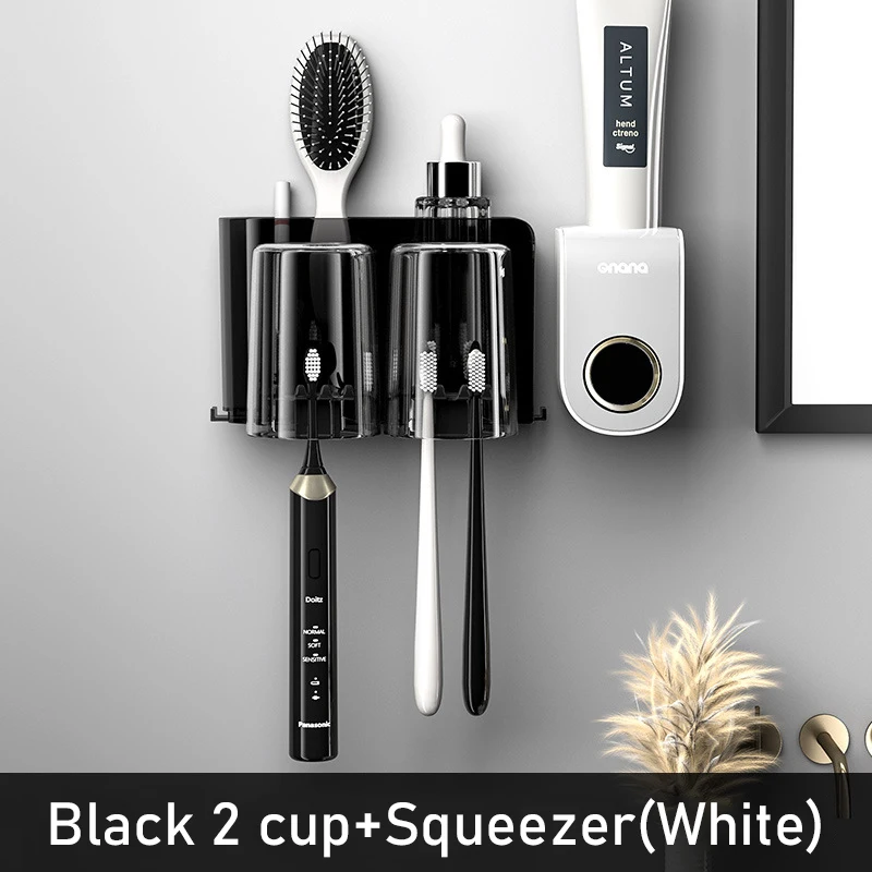 Punch-free Toothbrush Holder Bathroom Cup Holder Wall-mounted Mouthwash Cup Holder Storage Rack Wall-mounted Toothbrush Holder
Punch-free Toothbrush Holder Bathroom Cup Holder Wall-mounted Mouthwash Cup Holder Storage Rack Wall-mounted Toothbrush Holder