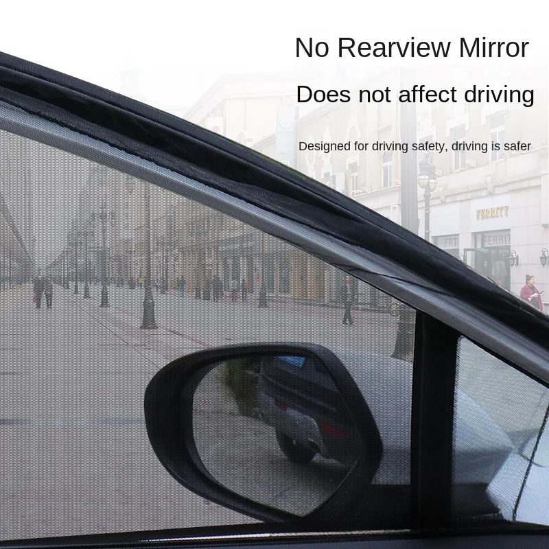 2PCS Car Window Screen Door Covers Front/Rear Side Window UV Sunshine Cover Shade Mesh Car Mosquito Net For Protection Films
2PCS Car Window Screen Door Covers Front/Rear Side Window UV Sunshine Cover Shade Mesh Car Mosquito Net For Protection Films