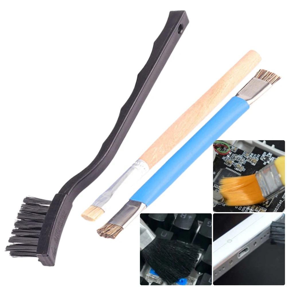 3pcs Double Head PCB ESD Cleaning Brush Nylon/double-ended/soft Brush For Cleaning Mobile Phone Keyboard Host Tools
3pcs Double Head PCB ESD Cleaning Brush Nylon/double-ended/soft Brush For Cleaning Mobile Phone Keyboard Host Tools