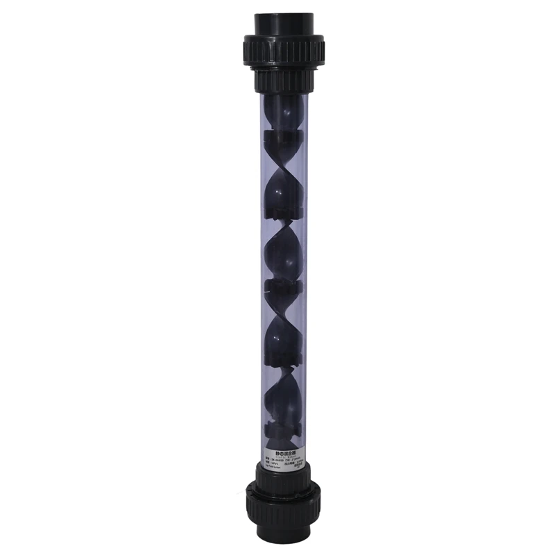 63Mm Union Connector UPVC Helical Static Mixers Industry Anti Corrosion Plastic Dosing Liquid Mixing Device
63Mm Union Connector UPVC Helical Static Mixers Industry Anti Corrosion Plastic Dosing Liquid Mixing Device