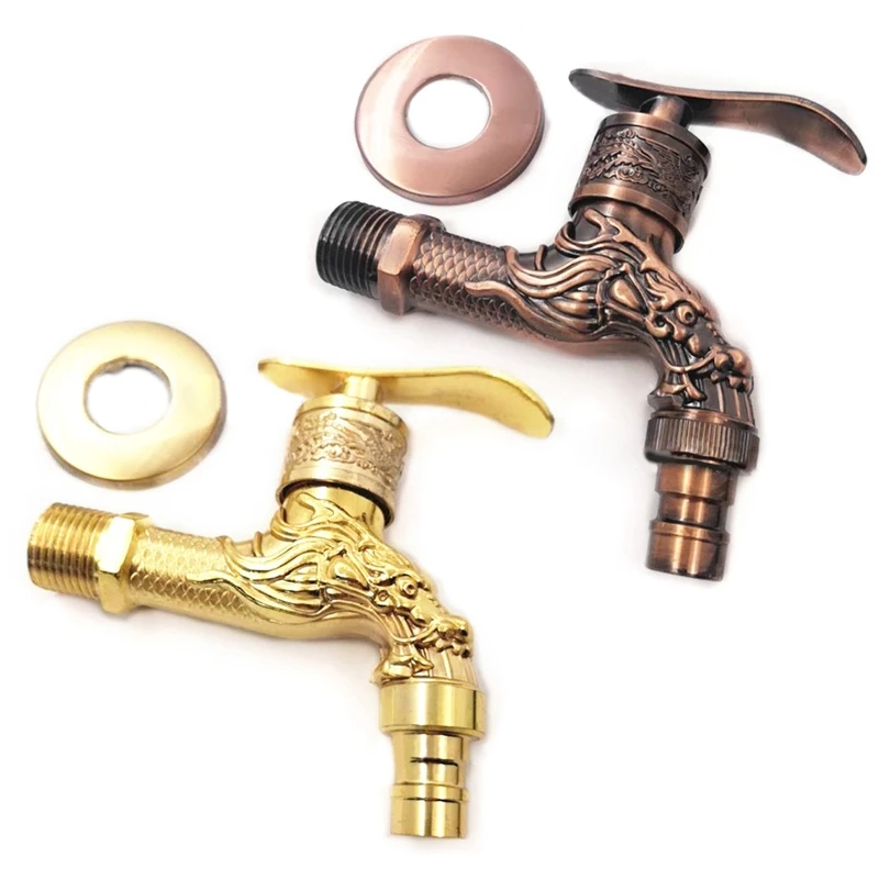 Bathroom Sink Faucets Washing Machine Mop Pool in-Wall Faucet Outdoor Garden Antique Dragon Pattern Sink Mixer Tap DropShipping
Bathroom Sink Faucets Washing Machine Mop Pool in-Wall Faucet Outdoor Garden Antique Dragon Pattern Sink Mixer Tap DropShipping