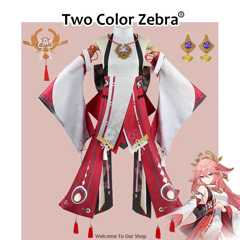 Game Genshin Impact Cosplay Yae Miko Guuji Yae Uniform Set Sexy Cute Dress Wig Party Outfit Halloween Cosplay Costumes
Game Genshin Impact Cosplay Yae Miko Guuji Yae Uniform Set Sexy Cute Dress Wig Party Outfit Halloween Cosplay Costumes