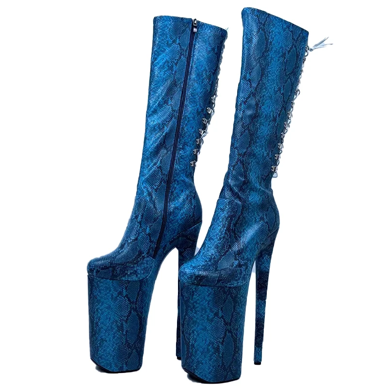 LAIJIANJINXIA New 26CM/10inches Women PU Upper Sexy Exotic High Heel Platform Party Modern Knee-High Boots Pole Dance Shoes
LAIJIANJINXIA New 26CM/10inches Women PU Upper Sexy Exotic High Heel Platform Party Modern Knee-High Boots Pole Dance Shoes