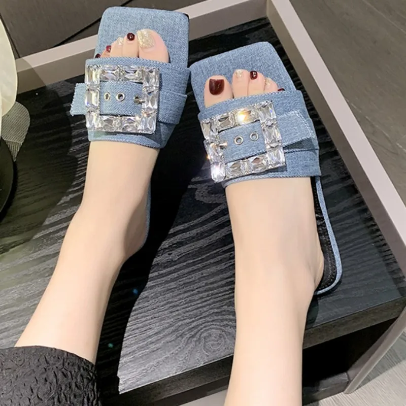 2023 New Fashion Crystal Open Toe Summer Women Slippers Flats Shoes Flip Flops Casual Shoes Sandals Dress Slides Chaussure Femme
2023 New Fashion Crystal Open Toe Summer Women Slippers Flats Shoes Flip Flops Casual Shoes Sandals Dress Slides Chaussure Femme