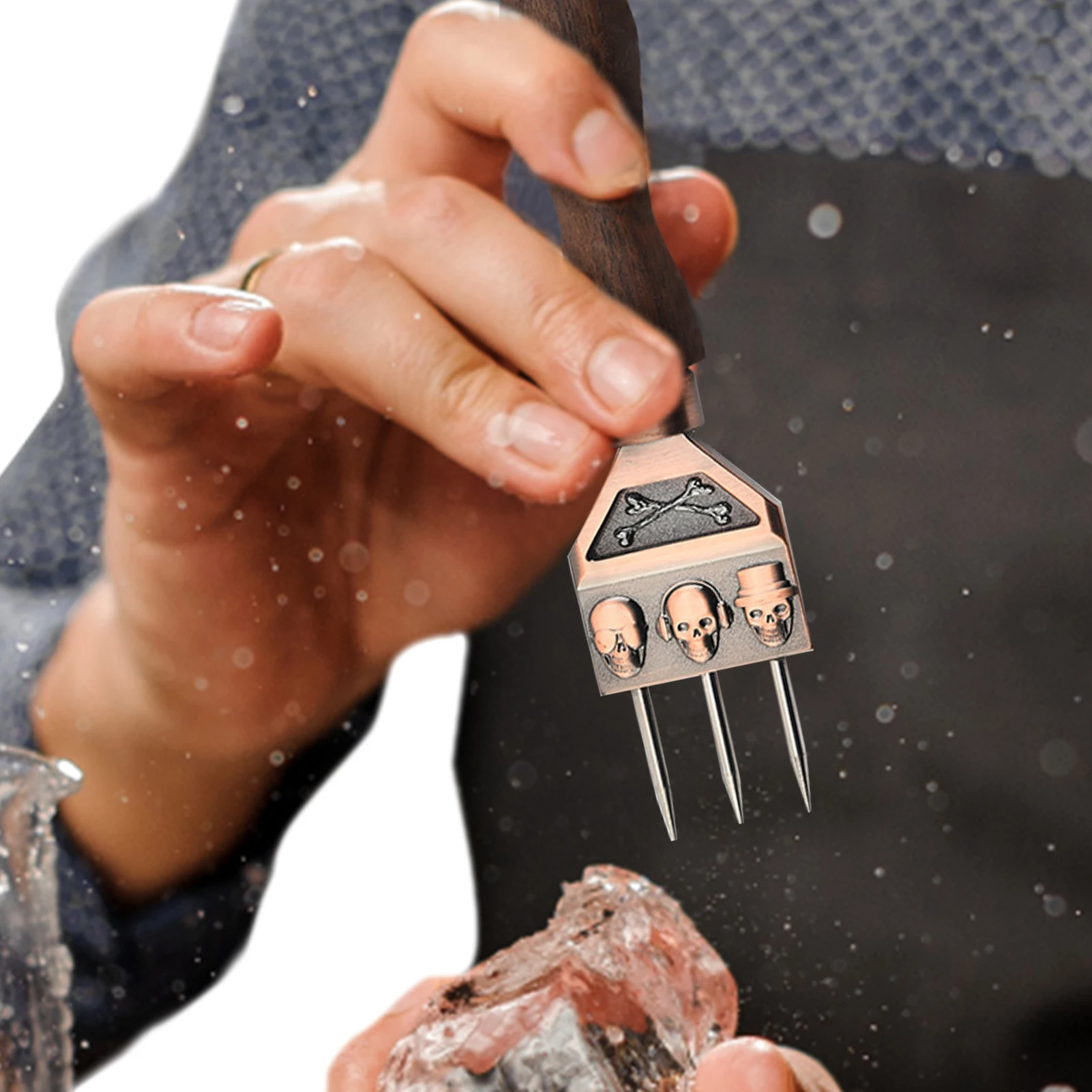 Three-Prong Skull Ice Pick Stainless Steel Ice Chisel Crushed Ice Barware Bartender Tools Bar Accessories For Cocktail Bartender
Three-Prong Skull Ice Pick Stainless Steel Ice Chisel Crushed Ice Barware Bartender Tools Bar Accessories For Cocktail Bartender