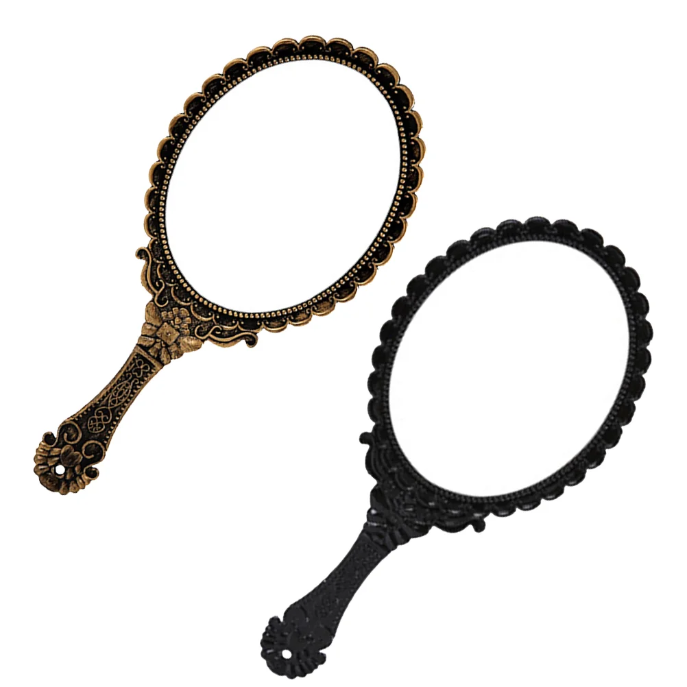 2Pcs Handheld Foldable Mirror Retro Handheld Mirror Pocket Mirror Floral Makeup Mirror
2Pcs Handheld Foldable Mirror Retro Handheld Mirror Pocket Mirror Floral Makeup Mirror