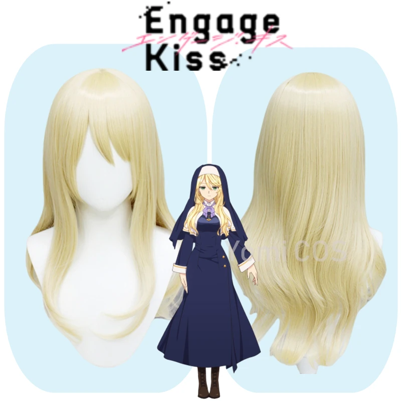 Anime Engage Kiss Sharon Holygrail Cosplay Wig Costume Blonde Long Hair 65cm Halloween Carnival Role Play Party Cos Props
Anime Engage Kiss Sharon Holygrail Cosplay Wig Costume Blonde Long Hair 65cm Halloween Carnival Role Play Party Cos Props