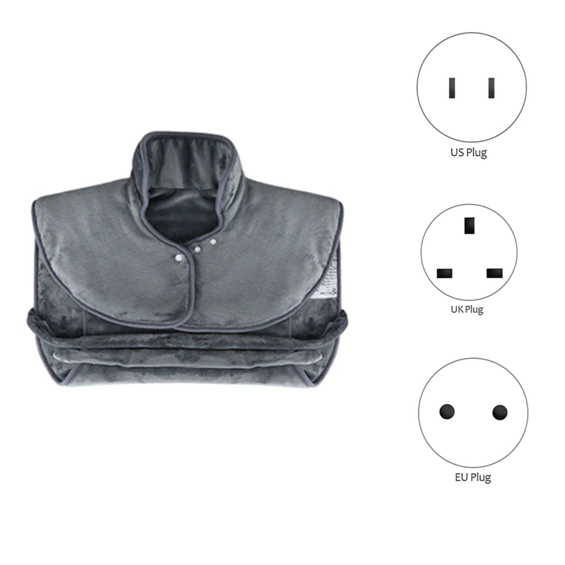 Электрическая нагревательная шаль, нагреватель для шеи и спины, нагревательное одеяло с регулируемой температурой, физиотерапия
Электрическая нагревательная шаль, нагреватель для шеи и спины, нагревательное одеяло с регулируемой температурой, физиотерапия