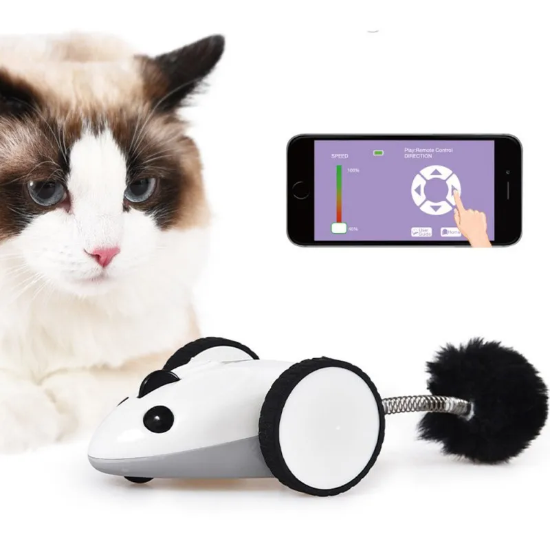 Realistic Mouse App Control Cats Kitten Pet Cat Toy Interactive Chew Bite USB Charging Pet Toys Mice
Realistic Mouse App Control Cats Kitten Pet Cat Toy Interactive Chew Bite USB Charging Pet Toys Mice