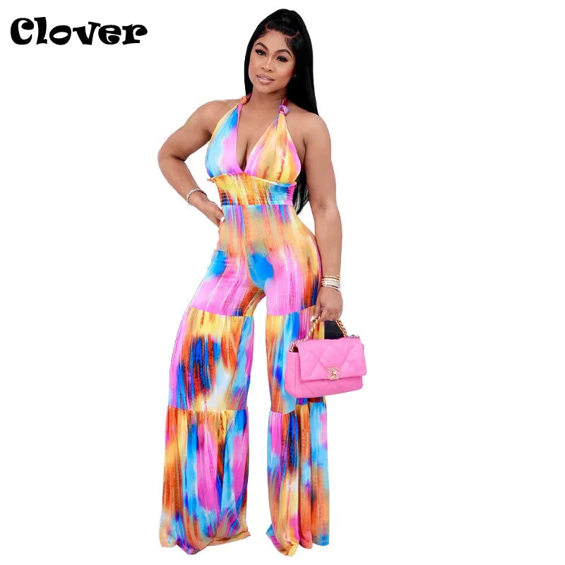 Chiclover Ladies Sexy Backless Lace Up Romper Summer Clothes Women Wide Leg Pants Jumpsuit Long Fashion Printed Dropshipping
Chiclover Ladies Sexy Backless Lace Up Romper Summer Clothes Women Wide Leg Pants Jumpsuit Long Fashion Printed Dropshipping