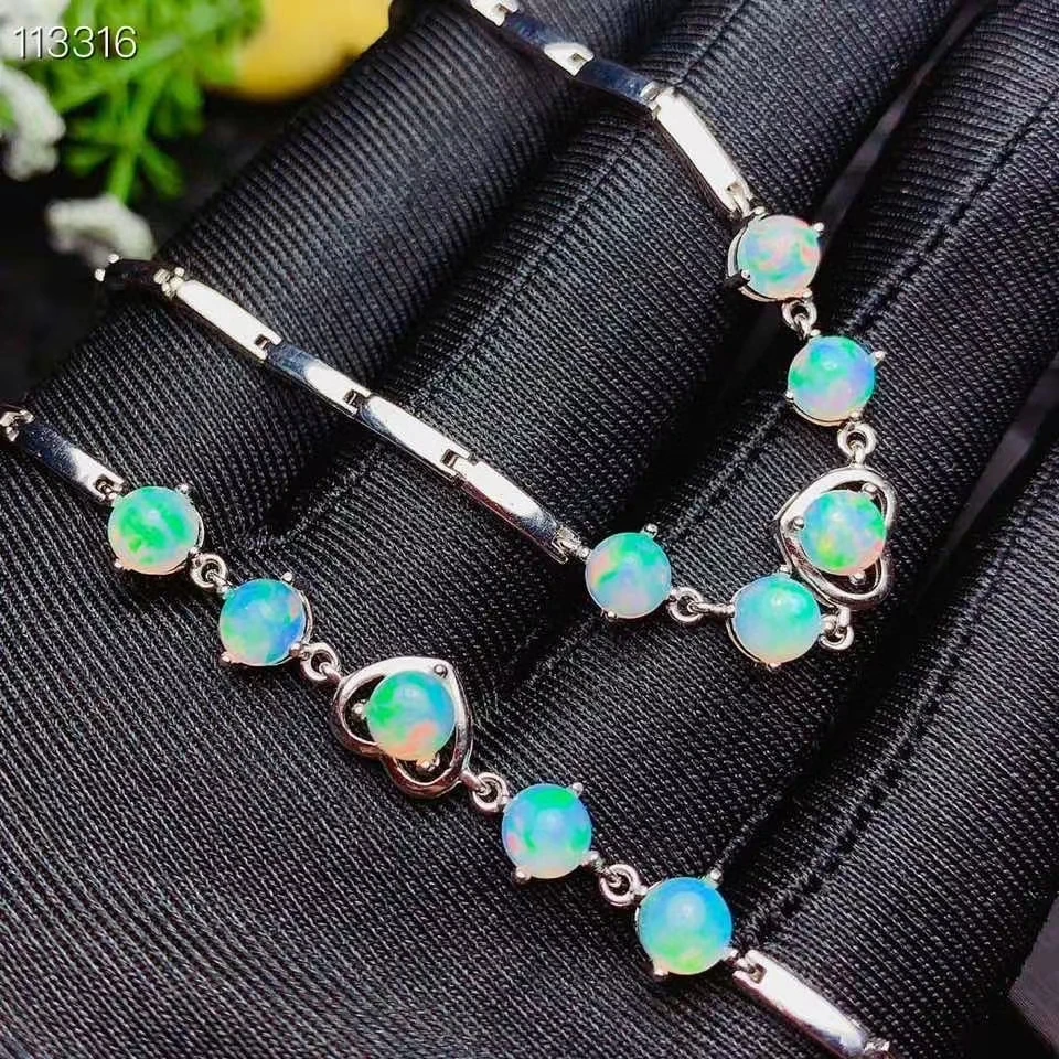MeiBaPJ Real Natural Opal Simple Heart Bracelet 925 Sterling Silver Colorful Stone Bangle for Women Fine Wedding Jewelry
MeiBaPJ Real Natural Opal Simple Heart Bracelet 925 Sterling Silver Colorful Stone Bangle for Women Fine Wedding Jewelry
