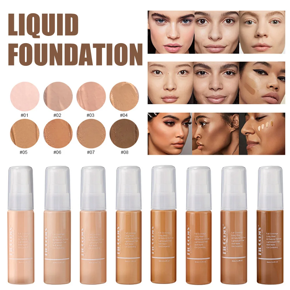 30ml Liquid Foundation Concealer Flawless Matte Foundation Oil Control Long Lasting Waterproof Face Base Makeup Women Cosmetic
30ml Liquid Foundation Concealer Flawless Matte Foundation Oil Control Long Lasting Waterproof Face Base Makeup Women Cosmetic