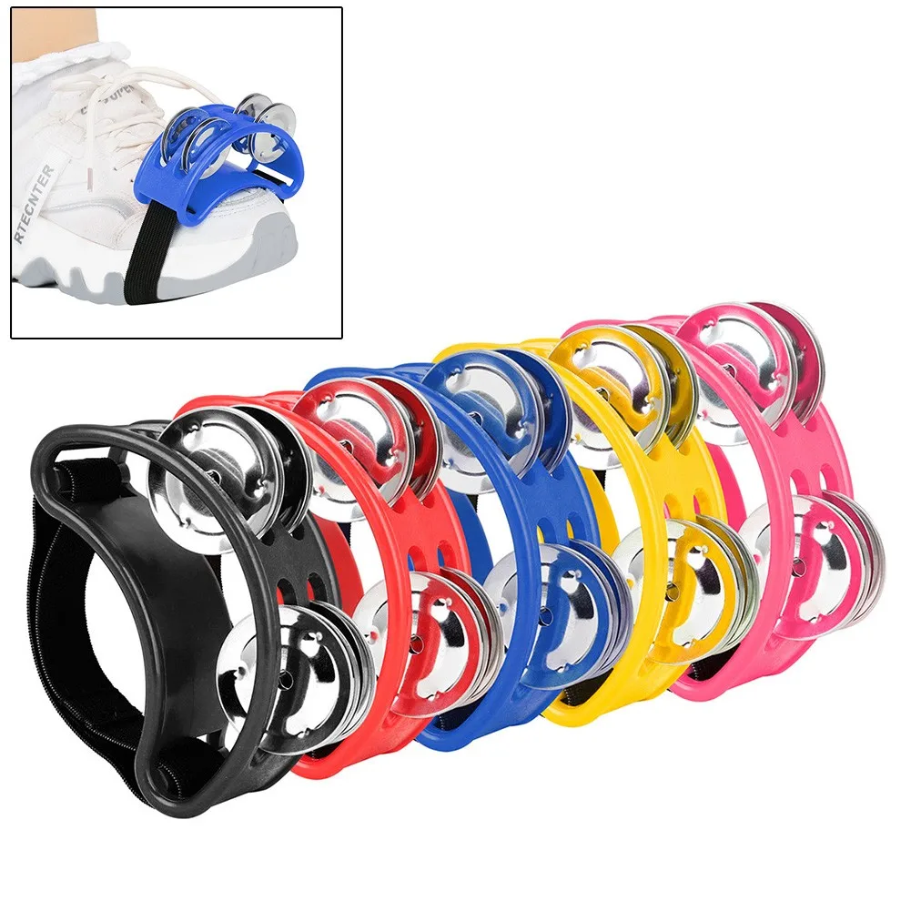 Foot Tambourine Percussion Jingle Shaker Musical Instrument Bells Colourful Singer Timekeeper Colorful Children's Toy Tambourine
Foot Tambourine Percussion Jingle Shaker Musical Instrument Bells Colourful Singer Timekeeper Colorful Children's Toy Tambourine