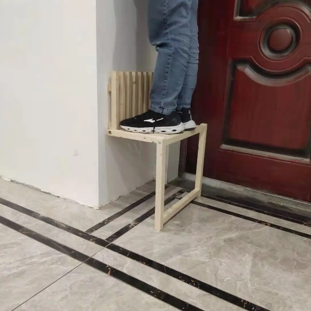 Wooden Color Wood Hidden Wall Hanging Folding Stool Porch Chair Invisible Shoe Changing Wall-Mounted Folding Bathroom Stool
Wooden Color Wood Hidden Wall Hanging Folding Stool Porch Chair Invisible Shoe Changing Wall-Mounted Folding Bathroom Stool