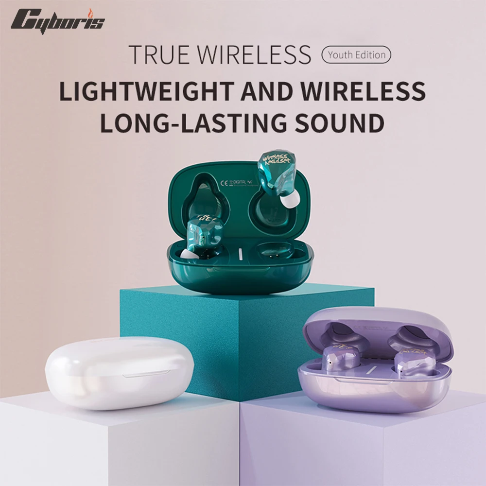 Cyboris Q5 Wireless bluetooth headset mini Bluetooth 5.0 TWS Earphone Waterproof Sport Headsets Noise Reduction Earbuds with Mic
Cyboris Q5 Wireless bluetooth headset mini Bluetooth 5.0 TWS Earphone Waterproof Sport Headsets Noise Reduction Earbuds with Mic