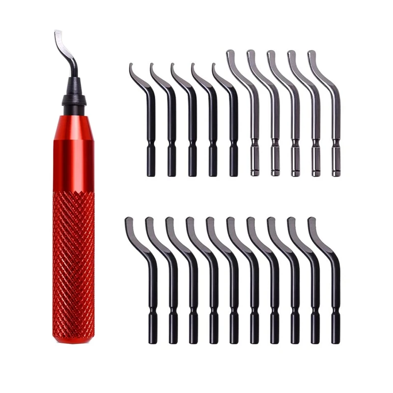 Metal Deburring Tool Kit Rotary Deburring Cutters With 21 High-Speed Steel Rotary Burr Removal Blades For Wood
Metal Deburring Tool Kit Rotary Deburring Cutters With 21 High-Speed Steel Rotary Burr Removal Blades For Wood