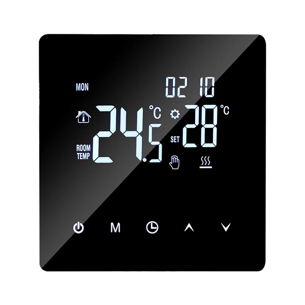 Touch Screen Thermometers Electric Heating For Tuya Intelligent LCD Touch Screen WiFi Connection WiFi Controller
Touch Screen Thermometers Electric Heating For Tuya Intelligent LCD Touch Screen WiFi Connection WiFi Controller