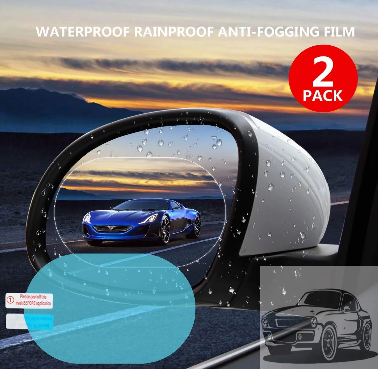 2 шт. противотуманная пленка для зеркала заднего вида, защитная пленка для BYD Tang EV600 Han EV Yuan PLUS ATTO 3 Song PLUS Pro MAX DMI MAX Qin Keyc
2 шт. противотуманная пленка для зеркала заднего вида, защитная пленка для BYD Tang EV600 Han EV Yuan PLUS ATTO 3 Song PLUS Pro MAX DMI MAX Qin Keyc