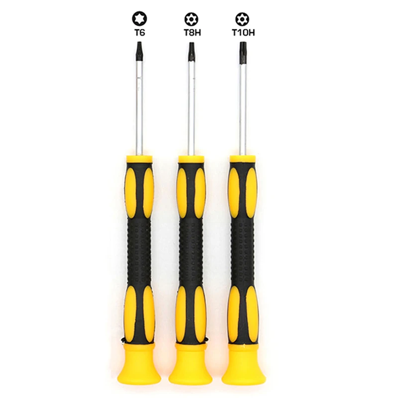 Hexagon Torx Screwdriver With Hole 140mm T6 T8H T10H Screwdriver For Game Console Handle Repair Tools Removal Hand Tool Portable
Hexagon Torx Screwdriver With Hole 140mm T6 T8H T10H Screwdriver For Game Console Handle Repair Tools Removal Hand Tool Portable