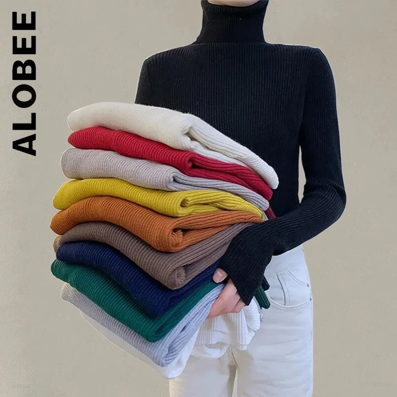 Alobee Knitted Women Sweater New Casual Simple Pullovers Sweaters Ladies Slim Soft Top Women Elegant Long Sleeve Female Woman
Alobee Knitted Women Sweater New Casual Simple Pullovers Sweaters Ladies Slim Soft Top Women Elegant Long Sleeve Female Woman