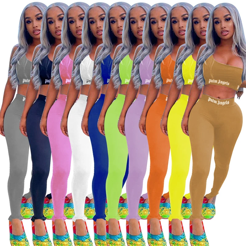Solid Skinny Casual Two Piece Set Women Top Pants Summer 2 Piece Sets Womens Outfits Fashion Letters Sport Clothes Sweatshirts
Solid Skinny Casual Two Piece Set Women Top Pants Summer 2 Piece Sets Womens Outfits Fashion Letters Sport Clothes Sweatshirts