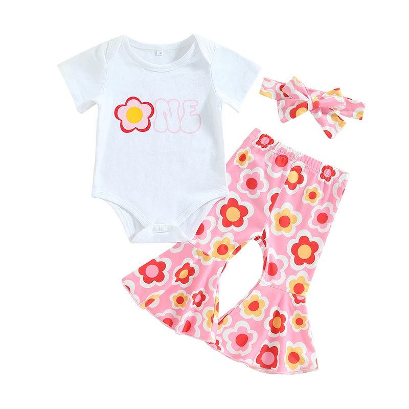 New Born Baby Girls Clothing Set Fashion Short Sleeve Letters Print Romper with Flower/Fish Scale Print Flare Pants and Headband
New Born Baby Girls Clothing Set Fashion Short Sleeve Letters Print Romper with Flower/Fish Scale Print Flare Pants and Headband
