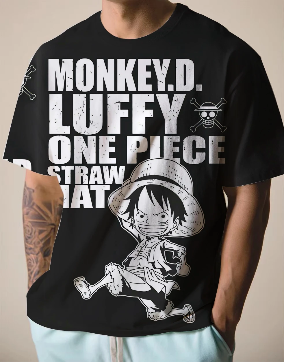 Summer Casual T-Shirt Men's T-Shirt Fashion Harajuku Plus Size T-Shirt One Piece Luffy Anime T-Shirt
Summer Casual T-Shirt Men's T-Shirt Fashion Harajuku Plus Size T-Shirt One Piece Luffy Anime T-Shirt