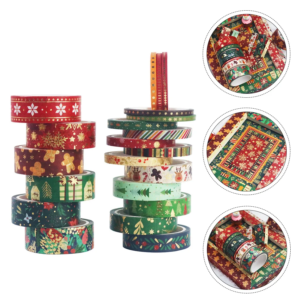 Tape Christmas Washi Decorative Holiday Tapes Set Wrappingstickers Maskingdiy Paper Gift Craft Foil Gold Winter Making Gifts
Tape Christmas Washi Decorative Holiday Tapes Set Wrappingstickers Maskingdiy Paper Gift Craft Foil Gold Winter Making Gifts