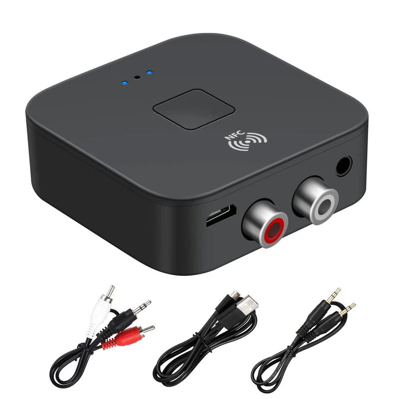 Bluetooth 5,0 RCA аудио приемник APTX 3,5 мм AUX разъем музыка беспроводной Bluetooth адаптер с NFC для автомобильного аудиоприемника
Bluetooth 5,0 RCA аудио приемник APTX 3,5 мм AUX разъем музыка беспроводной Bluetooth адаптер с NFC для автомобильного аудиоприемника