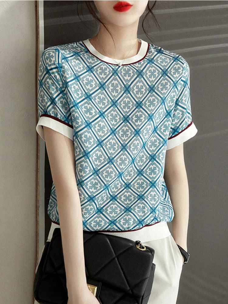 Blusas Mujer De Moda 2022 Summer Short Sleeve Print Chiffon Blouses Women Casual O Neck Loose Tops Silk Shirts Womens Clothing
Blusas Mujer De Moda 2022 Summer Short Sleeve Print Chiffon Blouses Women Casual O Neck Loose Tops Silk Shirts Womens Clothing