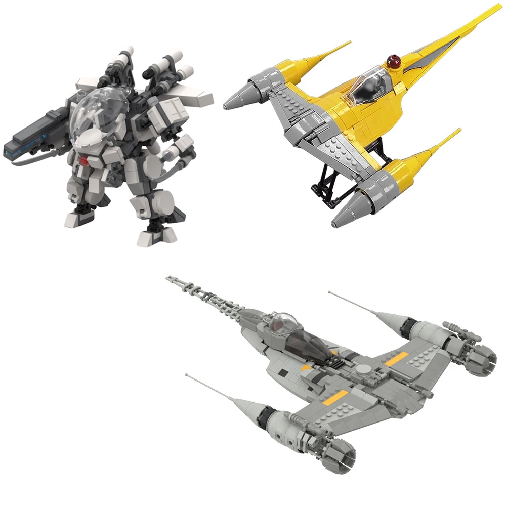 Disney Staring Series Warsing N-1 Fighter Building Blocks Set For Battle Airplane Bricks Display Model Toys Gift For Children
Disney Staring Series Warsing N-1 Fighter Building Blocks Set For Battle Airplane Bricks Display Model Toys Gift For Children