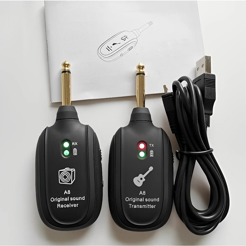 Audio Transmission Receiver Guitar Pickup Rechargeable Battery Lightweight Tuner for Electric Guitars Accessories
Audio Transmission Receiver Guitar Pickup Rechargeable Battery Lightweight Tuner for Electric Guitars Accessories