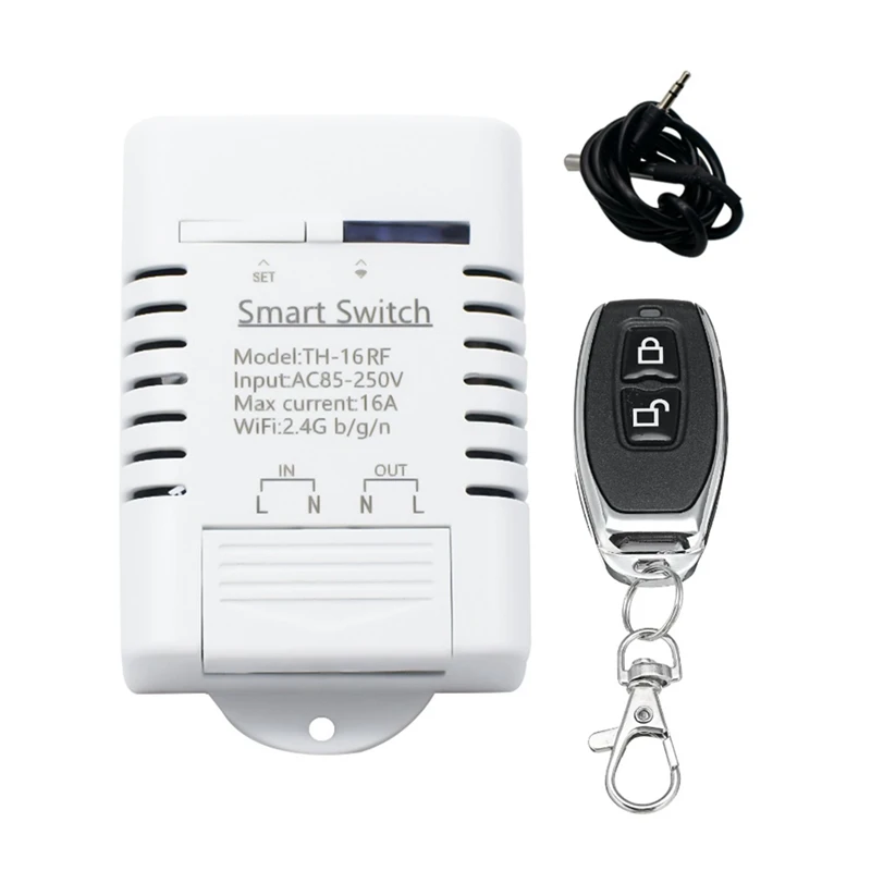 Smart Switch Ewelink Wifi Smart APP Remote Control Switch 16A Intelligent Monitoring Thermostat 433Mhz With RC
Smart Switch Ewelink Wifi Smart APP Remote Control Switch 16A Intelligent Monitoring Thermostat 433Mhz With RC