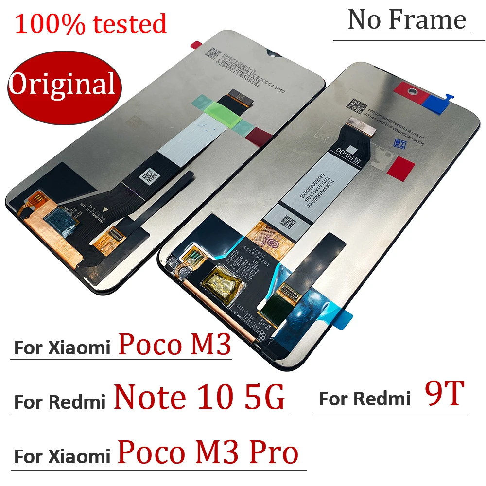 100% протестированный Оригинальный ЖК-дисплей с сенсорным экраном и дигитайзером в сборе для Xiaomi Poco M3 Pro / Redmi 9T / Redmi Note 10 5G M2103K19G
100% протестированный Оригинальный ЖК-дисплей с сенсорным экраном и дигитайзером в сборе для Xiaomi Poco M3 Pro / Redmi 9T / Redmi Note 10 5G M2103K19G